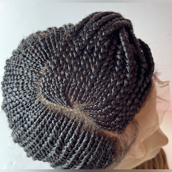 Box Braids Cornrow Lacefront Wig - Picture 4 of 8